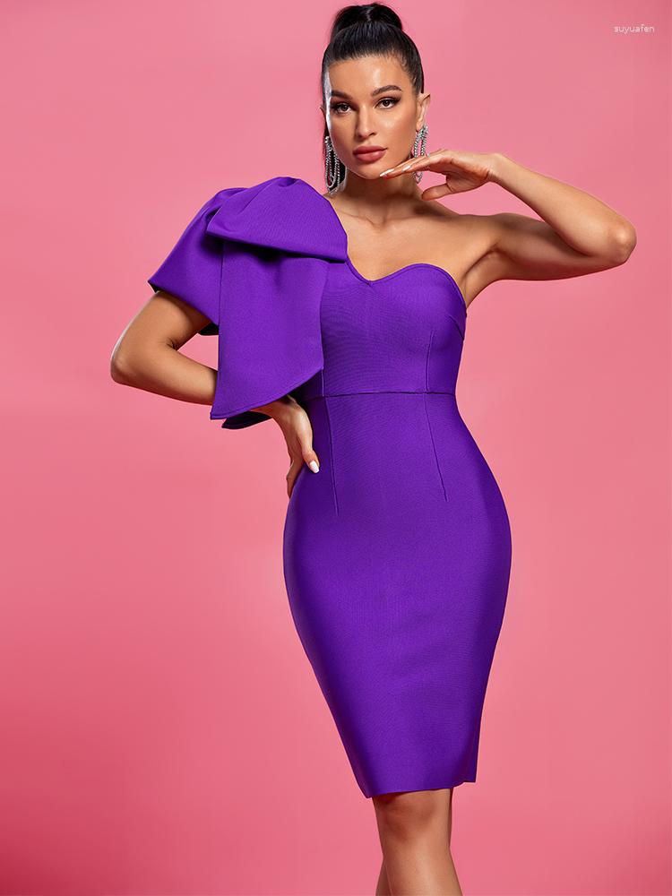 Casual Dresses Evening Bandage Dress Purple Elegant Party For Women Ruffle Sexy One Shoulder Birthday Club Outfit 2023 Summer, Yellow
Casual Dresses Evening Bandage Dress Purple Elegant Party For Women Ruffle Sexy One Shoulder Birthday Club Outfit 2023 Summer, Yellow