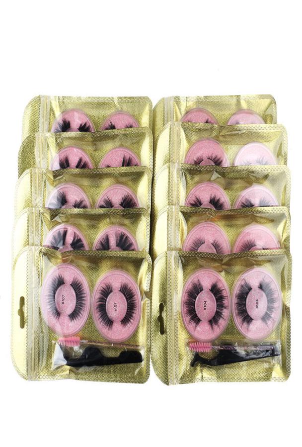 2 Pairs Round 3D Natural Fake Eyelash Lash Kit Eyelashes Combination Curler and Brush tweezer With Case Thickness Beauty Tool9201486
2 Pairs Round 3D Natural Fake Eyelash Lash Kit Eyelashes Combination Curler and Brush tweezer With Case Thickness Beauty Tool9201486