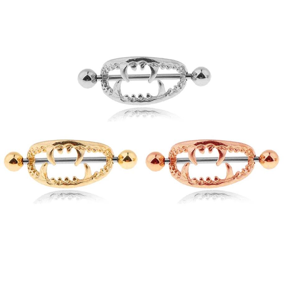 Vampire Teeth Surgical Steel Nipple Rings Bar Barbell Cartilage Piercing 16x19mm3611035
Vampire Teeth Surgical Steel Nipple Rings Bar Barbell Cartilage Piercing 16x19mm3611035
