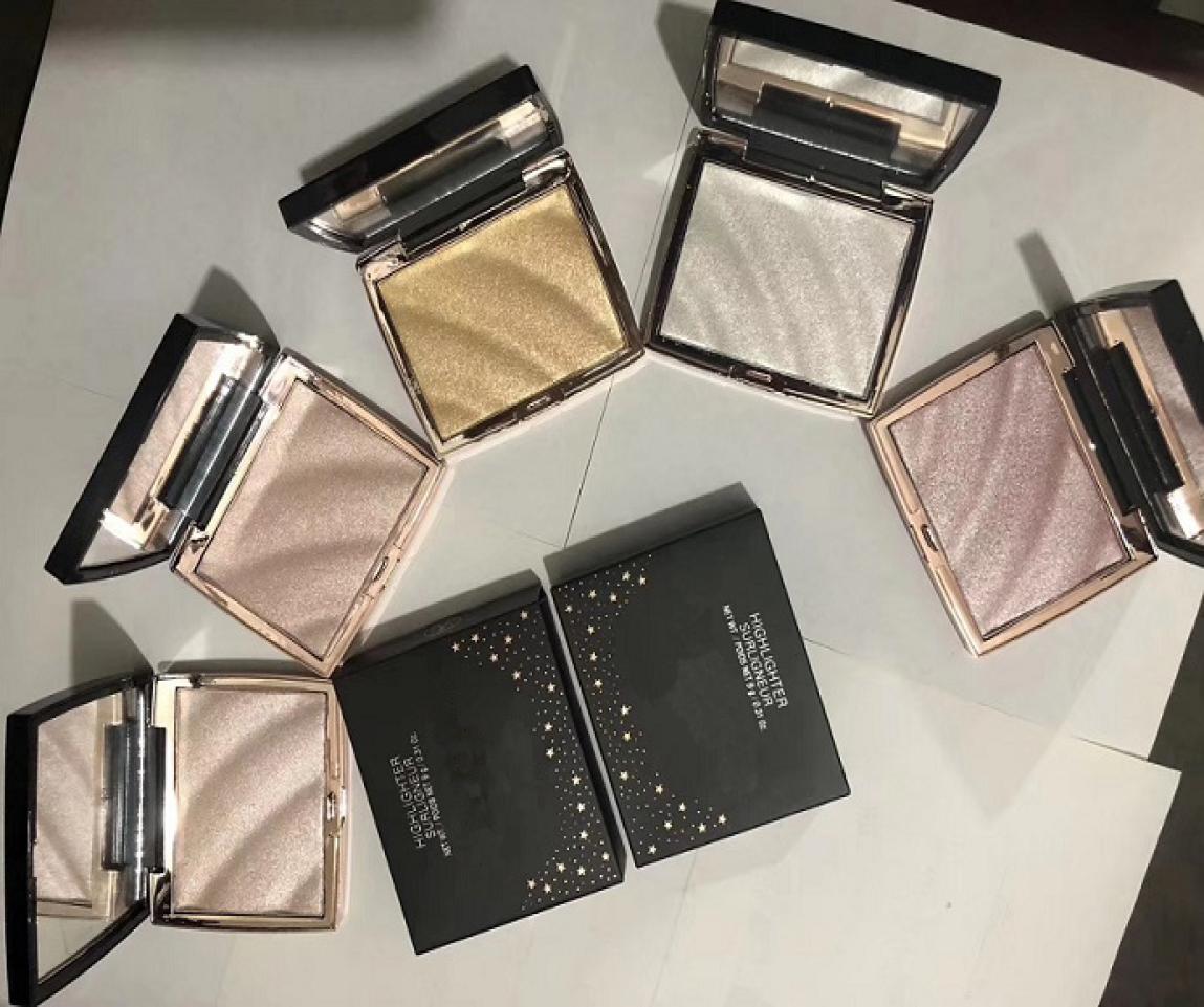 

Amrezy Highlighter Powder 5 Shades ABH Highlighting Makeup Pressed Powder Pro Face Glow Highlight Powders Women Skin Illuminating 6198586, Mixed color