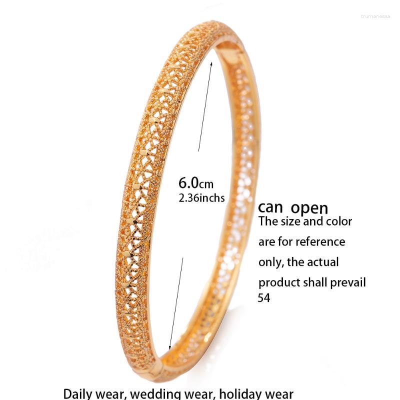 Bangle Dubai Luxury 24K Gold Color Bangles For Women Bride Ethiopia Bangles&Bracelets African Wedding Jewelry Woman GiftBangle BangleBan
Bangle Dubai Luxury 24K Gold Color Bangles For Women Bride Ethiopia Bangles&Bracelets African Wedding Jewelry Woman GiftBangle BangleBan