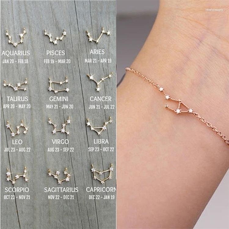 Link Bracelets Constellation Simple For Women Charm Zodiac Pattern Chain Bangles Baby Birthday Bracelet Jewelry Gift
Link Bracelets Constellation Simple For Women Charm Zodiac Pattern Chain Bangles Baby Birthday Bracelet Jewelry Gift