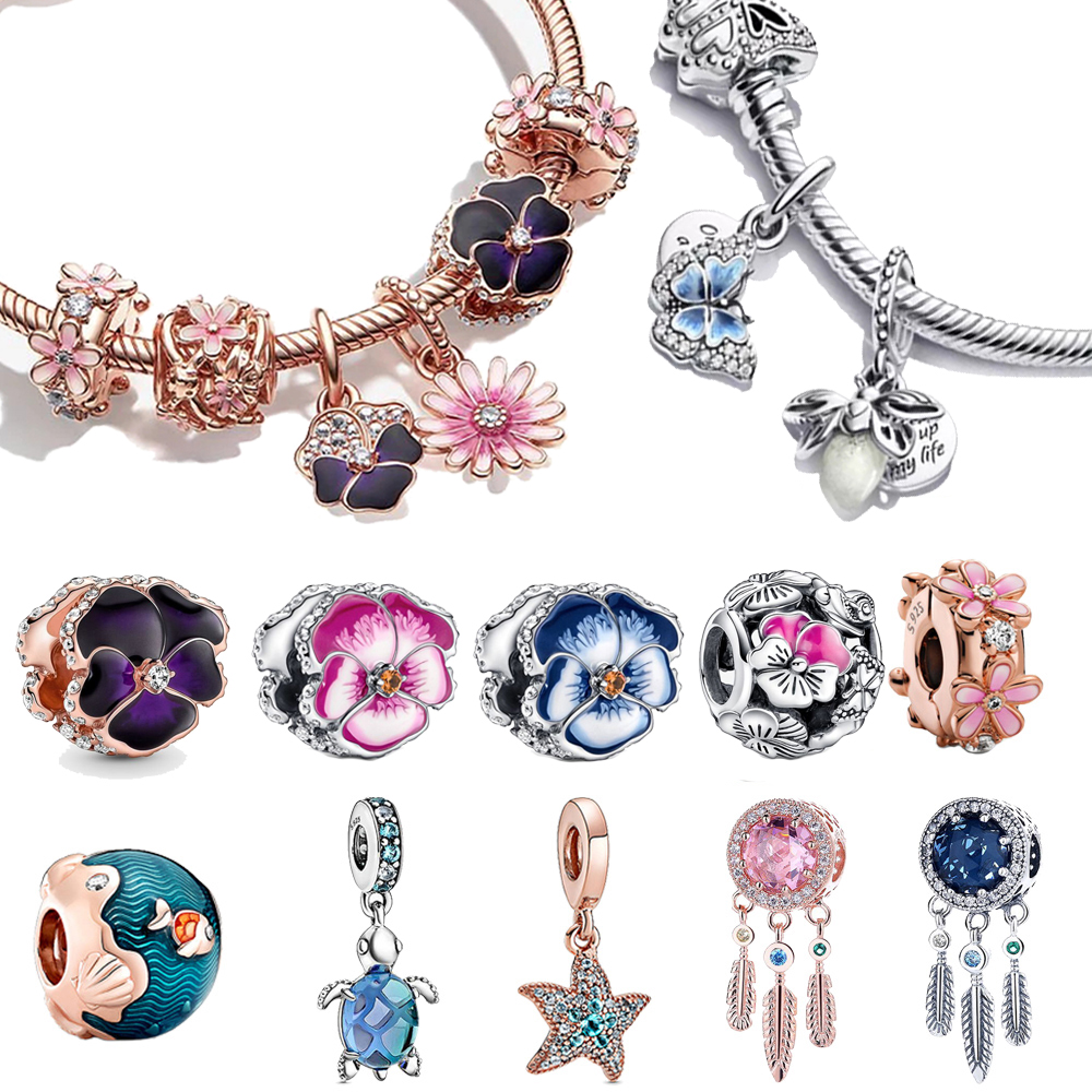 2023 new S925 Silver Color charms Bracelets flower pendant DIY Fit Pandora necklace high quality Luxury Bracelet Jewelry For Women Engagement Gift Wholesale
2023 new S925 Silver Color charms Bracelets flower pendant DIY Fit Pandora necklace high quality Luxury Bracelet Jewelry For Women Engagement Gift Wholesale
