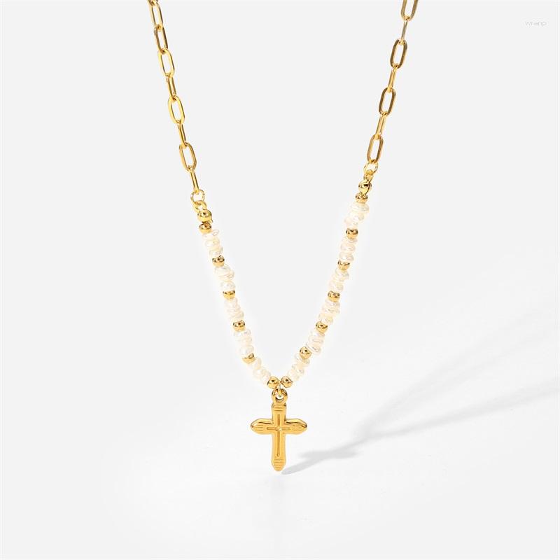 Pendant Necklaces 2023 Fashion Cross Pendants Necklace Freshwater Pearl Round String For Men Women Gift Wholesale Jewelry
Pendant Necklaces 2023 Fashion Cross Pendants Necklace Freshwater Pearl Round String For Men Women Gift Wholesale Jewelry