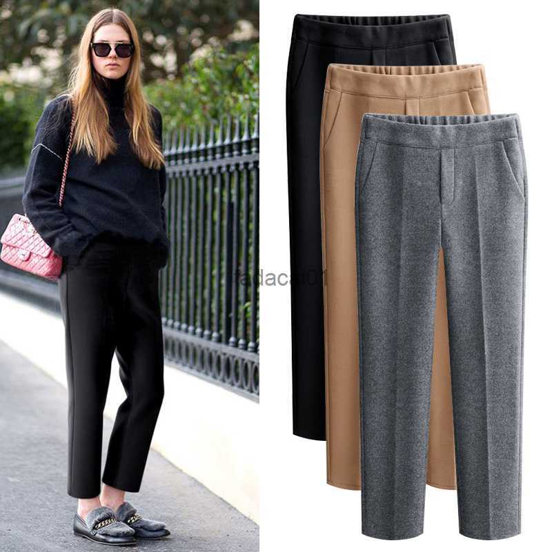 Elegant autumn winter woolen women's harem pants ladies wool warm pants plus size S~6XL sweatpants elastic waist trousers female L230621, Dark grey
Elegant autumn winter woolen women's harem pants ladies wool warm pants plus size S~6XL sweatpants elastic waist trousers female L230621, Dark grey