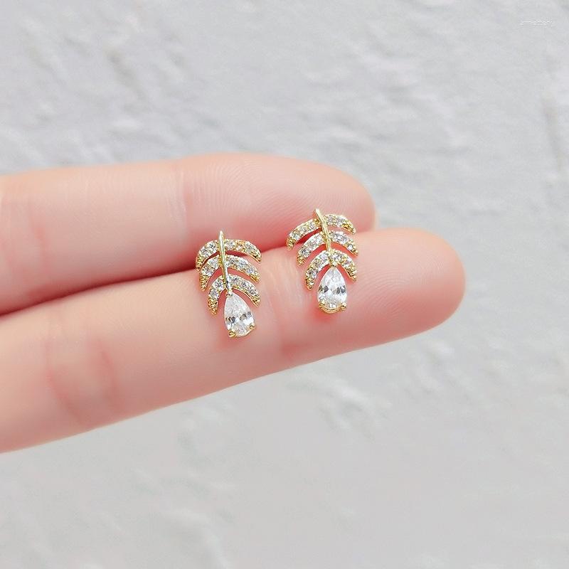 Stud Earrings 2023 Trend Leaf Oval Shape Earring For Women Micro Set Small Diamond Crystal Zircon Anniversary Gift Jewelry
Stud Earrings 2023 Trend Leaf Oval Shape Earring For Women Micro Set Small Diamond Crystal Zircon Anniversary Gift Jewelry