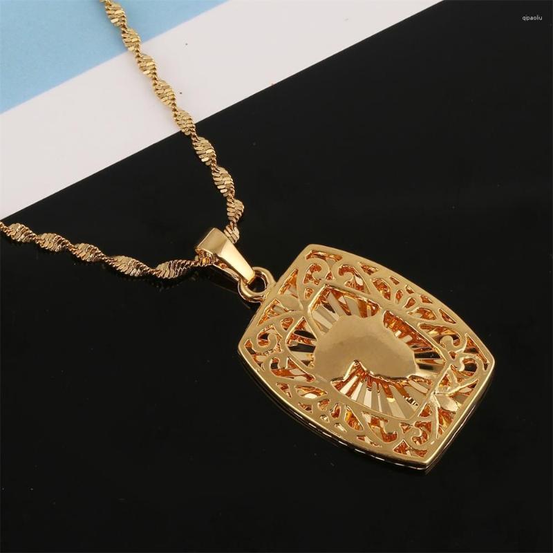 Pendant Necklaces Gold Color Classic Africa Map Necklace For Women And Men Chain Jewelry
Pendant Necklaces Gold Color Classic Africa Map Necklace For Women And Men Chain Jewelry