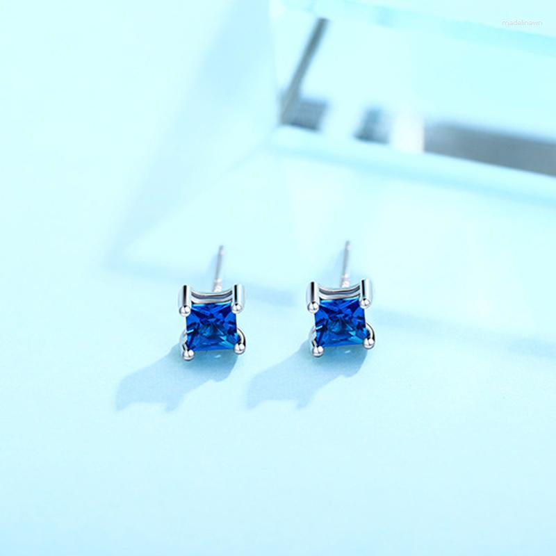 Stud Earrings Fashion Jewelry Blue Square Stone Earring Zircon Women For Wedding Birthday Gifts
Stud Earrings Fashion Jewelry Blue Square Stone Earring Zircon Women For Wedding Birthday Gifts