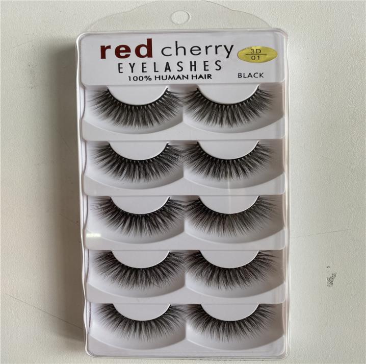 Red Cherry Lashes 5 pairslot 10 Styles Natural Long Professional Handmade natural thick 3D Eyelashes High quality4205524
Red Cherry Lashes 5 pairslot 10 Styles Natural Long Professional Handmade natural thick 3D Eyelashes High quality4205524