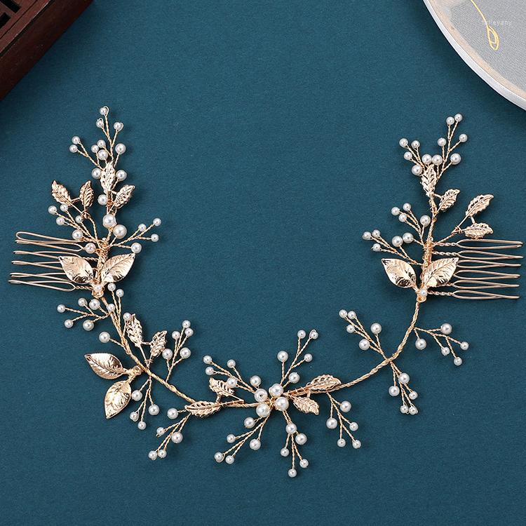 Hair Clips Wedding Accessories Leaf Headpiece Headband Gold Color Headdress Headwear For Brides Girl Pearl Hairband Bridal Jewelry
Hair Clips Wedding Accessories Leaf Headpiece Headband Gold Color Headdress Headwear For Brides Girl Pearl Hairband Bridal Jewelry