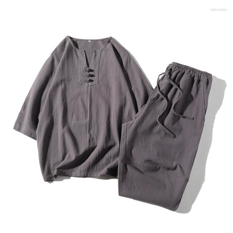Ethnic Clothing Big Size 4Xl 5Xl V-Neck Hanfu Men Chinese Clothes Zen Suit Cotton Line 2Pcs Casual Wear Man Style
Ethnic Clothing Big Size 4Xl 5Xl V-Neck Hanfu Men Chinese Clothes Zen Suit Cotton Line 2Pcs Casual Wear Man Style