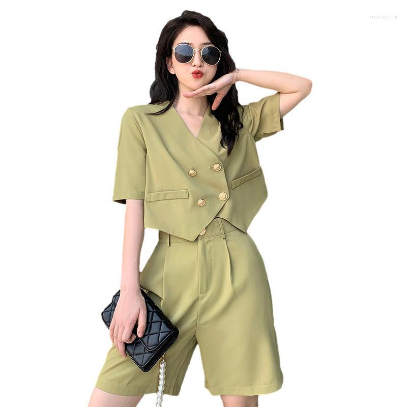 Women' Tracksuits Fashion Office Short Sets Women Korean Loose Two Piece Suits Summer Double Breasted Blazers High Waist Wide Leg Pant Set, Black
Women' Tracksuits Fashion Office Short Sets Women Korean Loose Two Piece Suits Summer Double Breasted Blazers High Waist Wide Leg Pant Set, Black