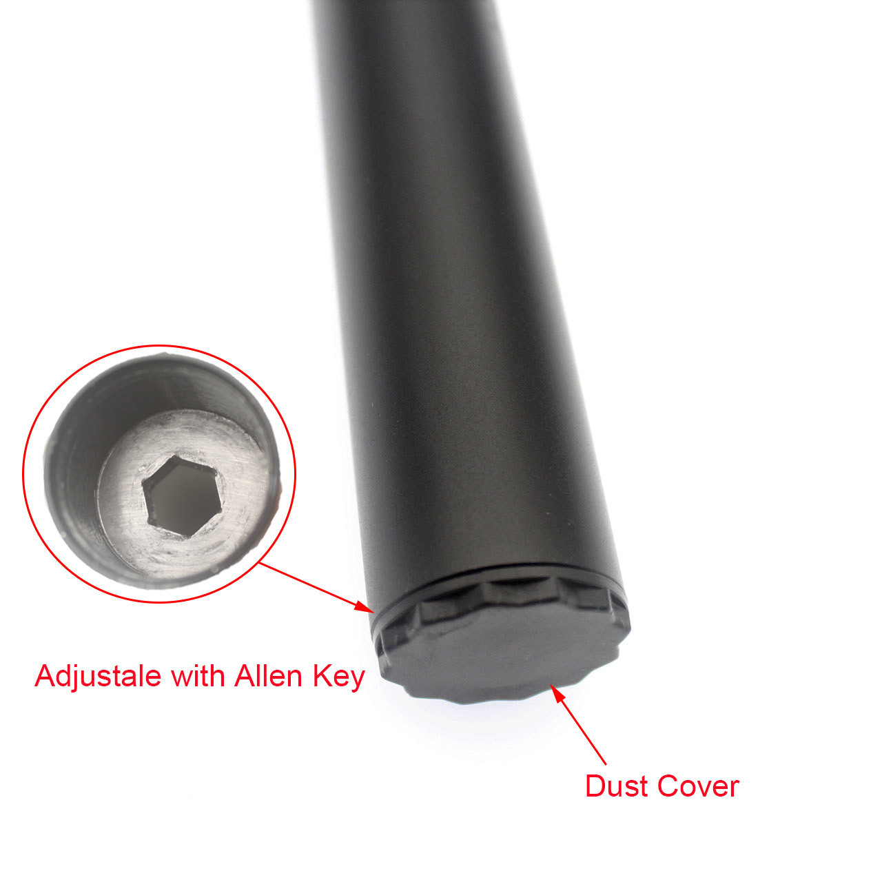 Bike Stems E bike Seatpost Suspension Damping Seat Tube 25.4 27.2 31.8 33.9 34mm Length 300 350 500 550 600mm Folding Aluminum Alloy 230621