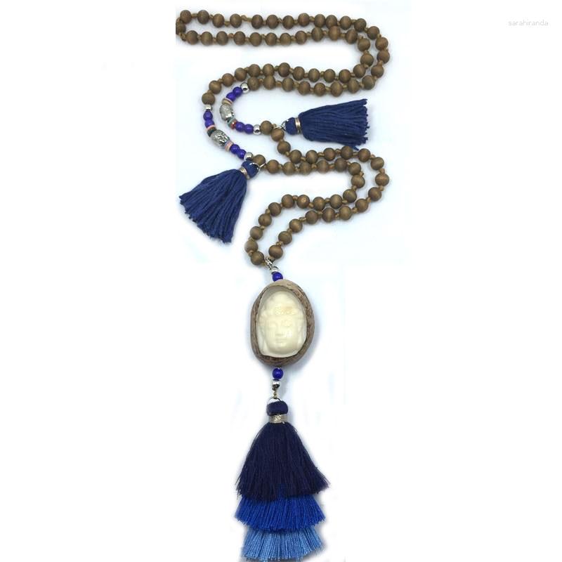 Pendant Necklaces Jaasa Women Lariat Yoga Meditation Necklace Wood Mala 8MM Quality Wooden Beads Buddha Tassel Drop
Pendant Necklaces Jaasa Women Lariat Yoga Meditation Necklace Wood Mala 8MM Quality Wooden Beads Buddha Tassel Drop