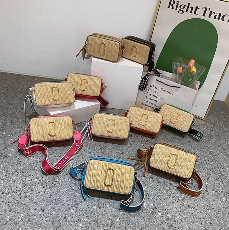 The Snapshot Straw woven bag Designer bag Ladie Bags Handbag Famous Mini Camera Small Crossbody Bag Women marc Shoulder Bags Messenger bag, Red
The Snapshot Straw woven bag Designer bag Ladie Bags Handbag Famous Mini Camera Small Crossbody Bag Women marc Shoulder Bags Messenger bag, Red