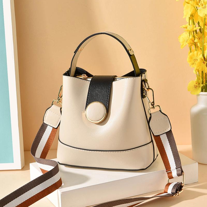 Evening Bags Women Bag With Colorful Strap Bucket PU Leather Shoulder Brand Designer Ladies Crossbody Messenger, Beige
Evening Bags Women Bag With Colorful Strap Bucket PU Leather Shoulder Brand Designer Ladies Crossbody Messenger, Beige