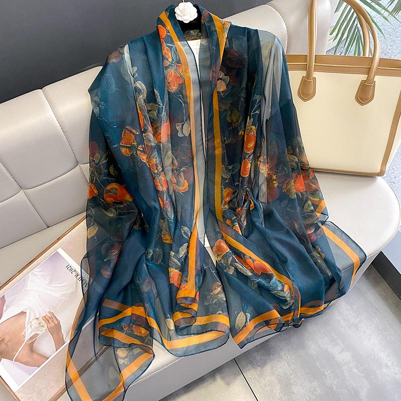 Scarves Women Print Shawl Silk 135 190CM Beach Towel Lady Bandanna Handkerchief Headcloth Foulard Female Wrap Muffler
Scarves Women Print Shawl Silk 135 190CM Beach Towel Lady Bandanna Handkerchief Headcloth Foulard Female Wrap Muffler
