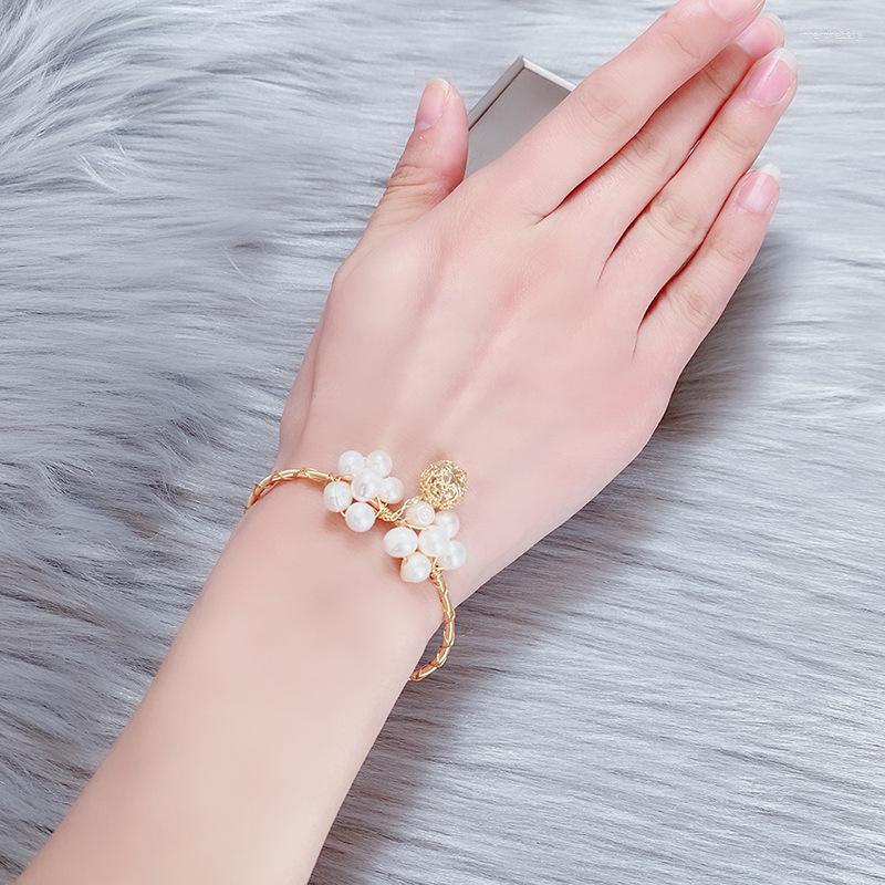 Bangle Open Cuff Adjustable Natural Freshwater Pearls Bracelet Original Design Gold Color Fine Jewelry For Women Girls Accessory
Bangle Open Cuff Adjustable Natural Freshwater Pearls Bracelet Original Design Gold Color Fine Jewelry For Women Girls Accessory