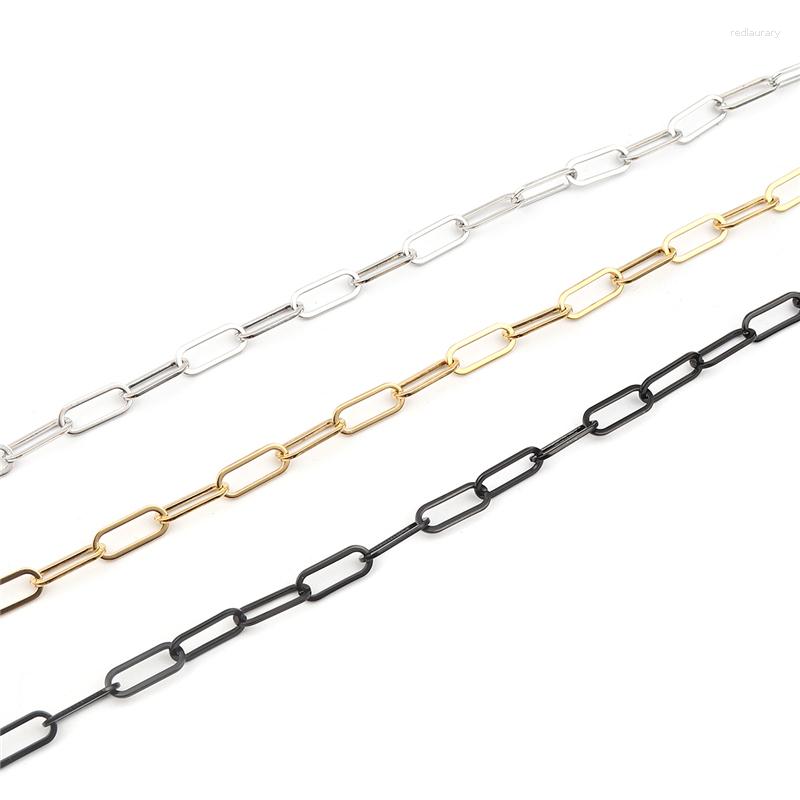 Chains 1 PC 59.5/45cm Stainless Steel Link Cable Chain Necklace Gold Color Silver Oval Paperclip Jewelry Women Men Gift
Chains 1 PC 59.5/45cm Stainless Steel Link Cable Chain Necklace Gold Color Silver Oval Paperclip Jewelry Women Men Gift