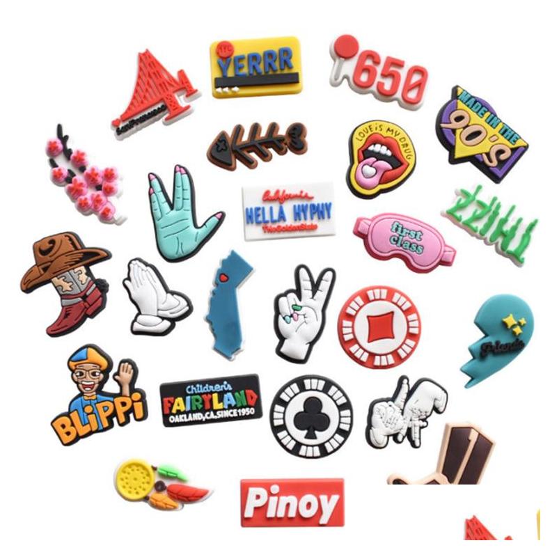 Shoe Parts Accessories Cute Pvc Clog Charms Shoes Buckles Action Figure Fit Bracelets Drop Delivery Otlhy
Shoe Parts Accessories Cute Pvc Clog Charms Shoes Buckles Action Figure Fit Bracelets Drop Delivery Otlhy
