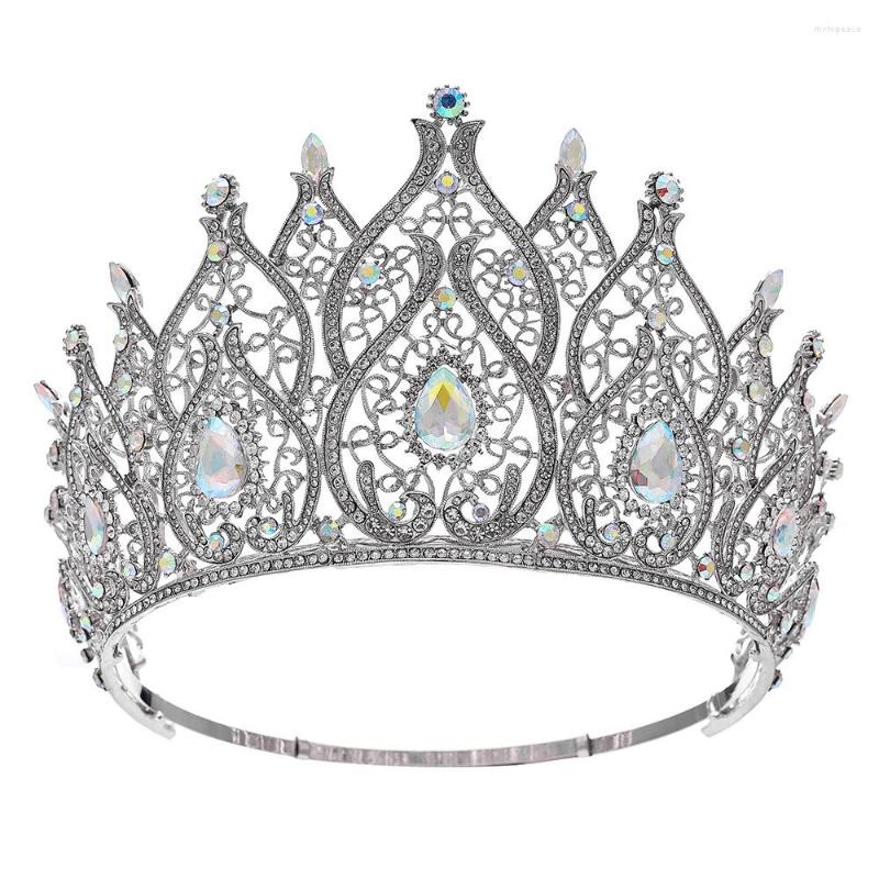Hair Clips European Big Miss Universe Bridal Crowns Cubic Zircon Crystal Large Round Tiaras Queen Wedding Party Stage Show Accessories
Hair Clips European Big Miss Universe Bridal Crowns Cubic Zircon Crystal Large Round Tiaras Queen Wedding Party Stage Show Accessories
