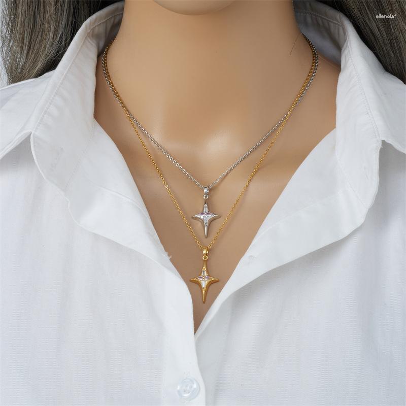 Pendant Necklaces Crystal North Star Necklace With Stone Silver Plate Four Pointed Choker Stars In Man Jewelry Couple Gifts
Pendant Necklaces Crystal North Star Necklace With Stone Silver Plate Four Pointed Choker Stars In Man Jewelry Couple Gifts