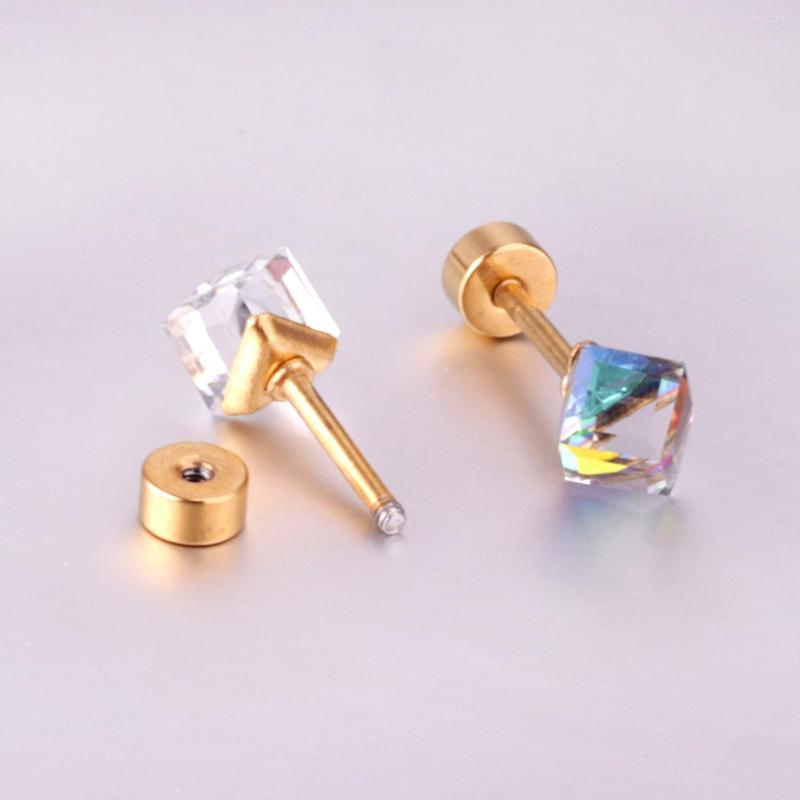 Stud Earrings 1pair/2pcs Stainless Steel Jewelry Unisex Women Square-Shaped Crystal Zircon Ear Studs Cartilage Piercing
Stud Earrings 1pair/2pcs Stainless Steel Jewelry Unisex Women Square-Shaped Crystal Zircon Ear Studs Cartilage Piercing