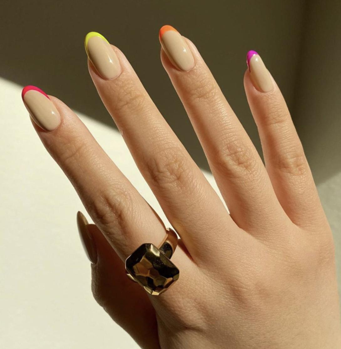 Glossy Rainbow Short French Nails Press on Oval Tips False Fingernails with Design Candy Color Full Cover Acrylic Manicure 24 PCS7802988, Multi
Glossy Rainbow Short French Nails Press on Oval Tips False Fingernails with Design Candy Color Full Cover Acrylic Manicure 24 PCS7802988, Multi