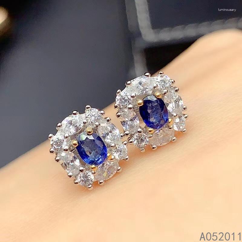 Stud Earrings KJJEAXCMY Fine Jewelry Natural Sapphire 925 Sterling Silver Luxury Girl Ear Studs Gift Birthday Party Wedding Engag
Stud Earrings KJJEAXCMY Fine Jewelry Natural Sapphire 925 Sterling Silver Luxury Girl Ear Studs Gift Birthday Party Wedding Engag