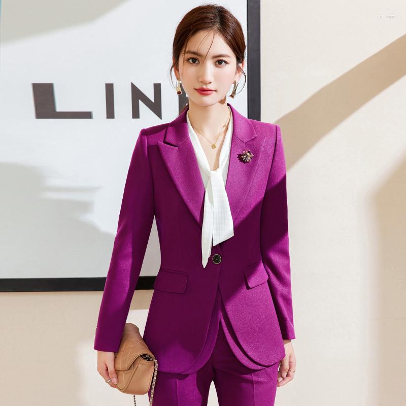 Women' Two Piece Pants High Quality Fabric Autumn Winter Formal Women Business Suits With And Jackets Coat Professional Office Work Wear
Women' Two Piece Pants High Quality Fabric Autumn Winter Formal Women Business Suits With And Jackets Coat Professional Office Work Wear