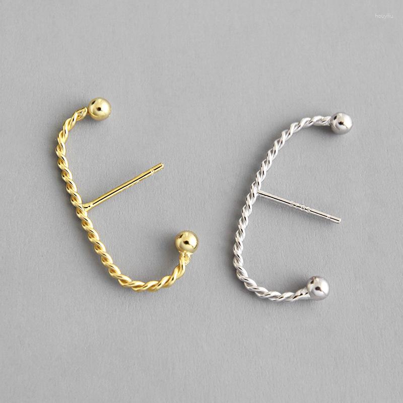 Stud Earrings 1pair Authentic 925 Sterling Silver White/ Gold Twist & Round Ball Climber Cuff Piercing Ear-bone FINE JEWELRY TLE645
Stud Earrings 1pair Authentic 925 Sterling Silver White/ Gold Twist & Round Ball Climber Cuff Piercing Ear-bone FINE JEWELRY TLE645