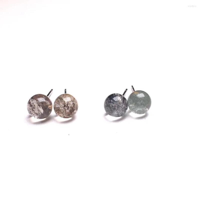 Stud Earrings Natural Phantom Quartz Small Minimalist Bead 925 Silver Simple Design Jewelry For Women Man
Stud Earrings Natural Phantom Quartz Small Minimalist Bead 925 Silver Simple Design Jewelry For Women Man