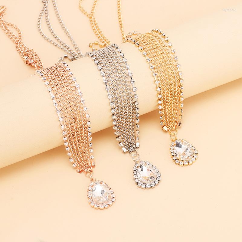 Hair Clips Shiny Bohemian Water Drop Crystal Forehead Chain Pendant Alloy Headbands Fashion Rhinestone Headdress Bridal Accessories
Hair Clips Shiny Bohemian Water Drop Crystal Forehead Chain Pendant Alloy Headbands Fashion Rhinestone Headdress Bridal Accessories