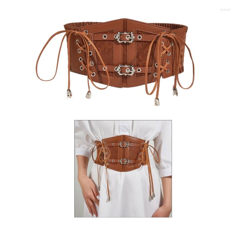 Belts Women Elastic Underbust Corset Bustier Waist Training Cincher Lace Floral, For camel
Belts Women Elastic Underbust Corset Bustier Waist Training Cincher Lace Floral, For camel