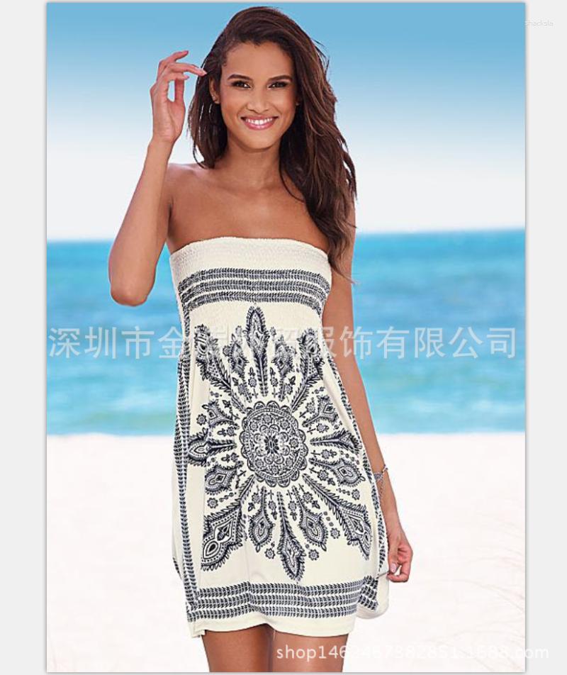 Women's Swimwear Beach Vacation Dress For Women Vestidos Printed Ethnic Style Sleeveless Chest Wrap Mini Skirt Fashion Women's Boho, Rose red
Women's Swimwear Beach Vacation Dress For Women Vestidos Printed Ethnic Style Sleeveless Chest Wrap Mini Skirt Fashion Women's Boho, Rose red