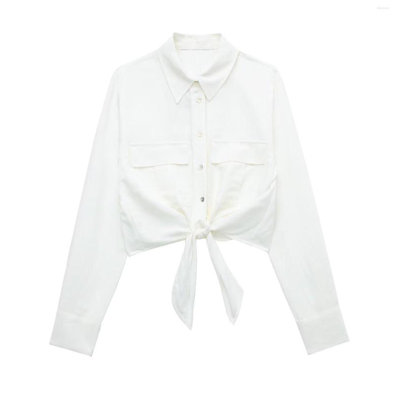 Women's Blouses 2023 White Cropped Shirt Women Long Sleeves Casual Blouse Female Chic Lady Elegant Crop Top Spring Summer
Women's Blouses 2023 White Cropped Shirt Women Long Sleeves Casual Blouse Female Chic Lady Elegant Crop Top Spring Summer