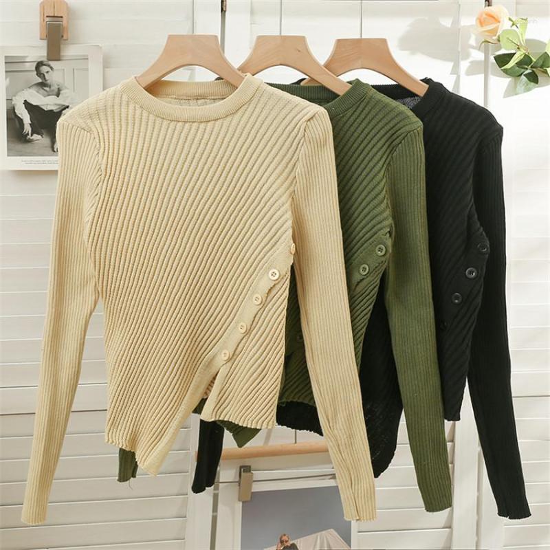 Women's Sweaters Korean Fashion Knitwear Knitted Sweater Women Long Sleeve Solid Irregular Female Crop Top Pull Femme Undershirt, Green
Women's Sweaters Korean Fashion Knitwear Knitted Sweater Women Long Sleeve Solid Irregular Female Crop Top Pull Femme Undershirt, Green