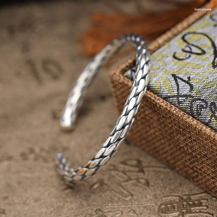 Bangle Pure Silver 925 Twisted Cord Weave Men Women Vintage 6mm Band Real Sterling Handmande CraftBangleBangle Raym22
Bangle Pure Silver 925 Twisted Cord Weave Men Women Vintage 6mm Band Real Sterling Handmande CraftBangleBangle Raym22