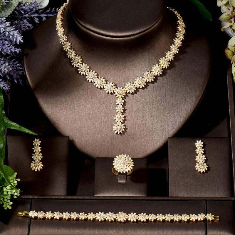 Necklace Earrings Set Fashion Elegant Sun Flower Design Long Pendant Adjustable Ring Sets For Women Bridal Cubic Zirconia African N-1538, Picture shown
Necklace Earrings Set Fashion Elegant Sun Flower Design Long Pendant Adjustable Ring Sets For Women Bridal Cubic Zirconia African N-1538, Picture shown