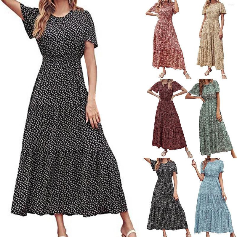Casual Dresses Vintage Floral For Women Elegant Short Sleeve Sundress Summer Boho Beach Holiday Leisure Long Dress Female Robe 2023, Black
Casual Dresses Vintage Floral For Women Elegant Short Sleeve Sundress Summer Boho Beach Holiday Leisure Long Dress Female Robe 2023, Black