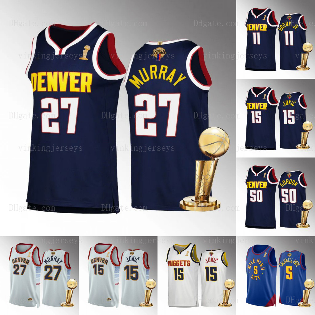 Denver Nugget Basketball Jerseys 2023 Finals Champions Patch 15 Nikola Jokic 50 Aaron Gordon 8 Peyton Watson 11 Bruce Brown Jr. 14 Ish Smith 27 Jamal Murray 1 Porter Jr., White
Denver Nugget Basketball Jerseys 2023 Finals Champions Patch 15 Nikola Jokic 50 Aaron Gordon 8 Peyton Watson 11 Bruce Brown Jr. 14 Ish Smith 27 Jamal Murray 1 Porter Jr., White