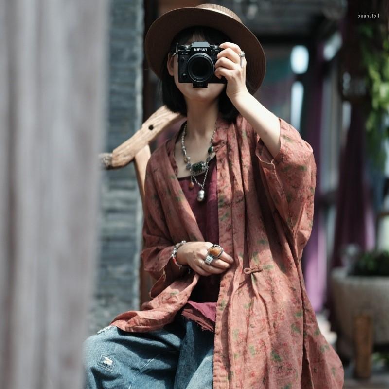 Women's Blouses Johnature 2023 Spring And Summer Woman Linen Collar Vintage Long Sleeve Shirt Fashion Print Loose Chinese Style, Picture color
Women's Blouses Johnature 2023 Spring And Summer Woman Linen Collar Vintage Long Sleeve Shirt Fashion Print Loose Chinese Style, Picture color
