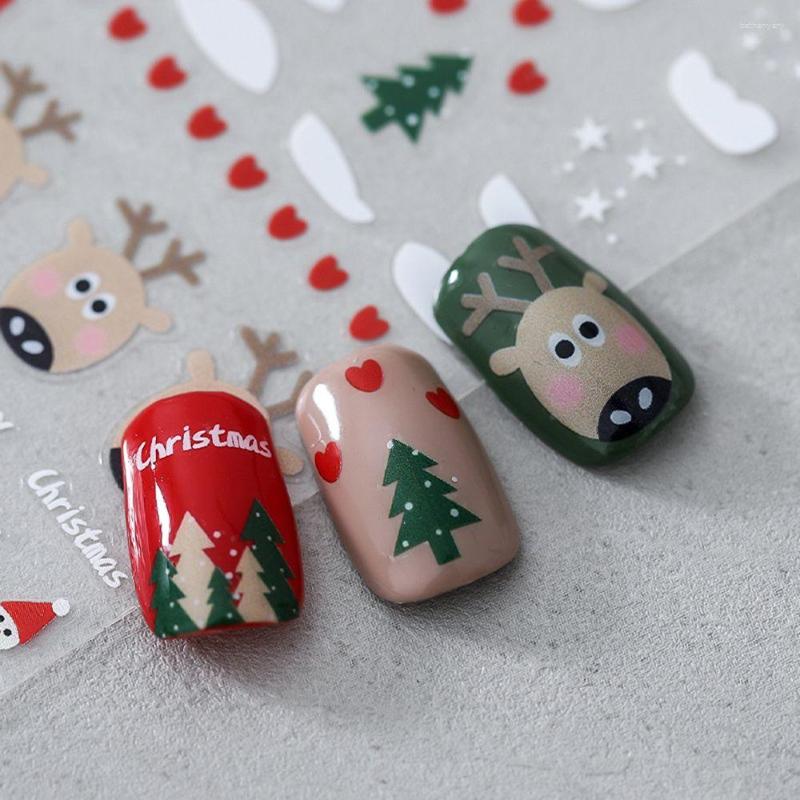 Nail Stickers 1Pcs Cute Christmas Series Art Cartoon Snowman Elk Penguin DIY Design Decorations
Nail Stickers 1Pcs Cute Christmas Series Art Cartoon Snowman Elk Penguin DIY Design Decorations