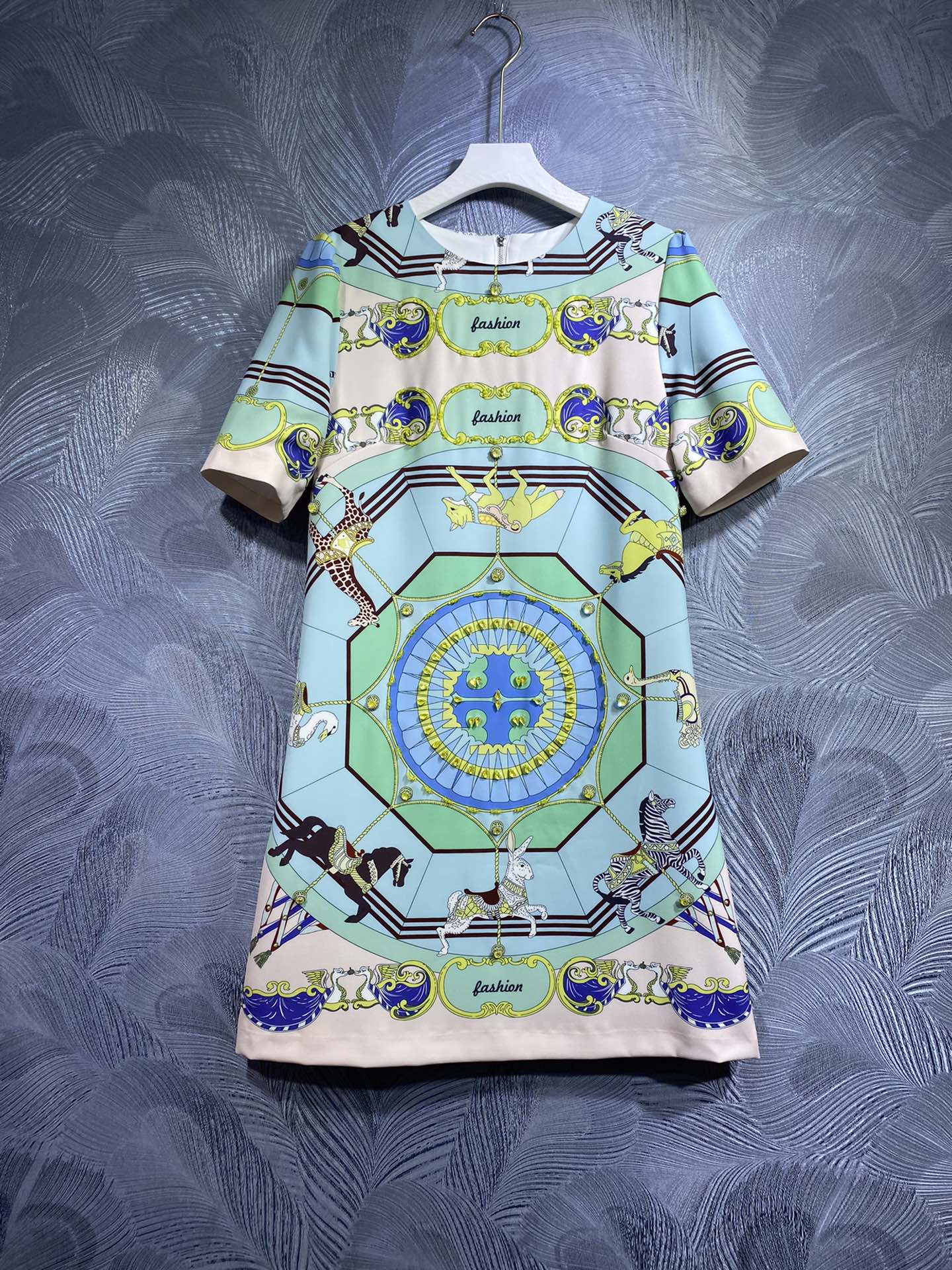 Original Dress 2023 Spring and Autumn Women's Beaded Dress Fashion Animal and Plant Print Round Neck Short Sleeve Elegant Dress Monochrome S-XL, Customize
Original Dress 2023 Spring and Autumn Women's Beaded Dress Fashion Animal and Plant Print Round Neck Short Sleeve Elegant Dress Monochrome S-XL, Customize
