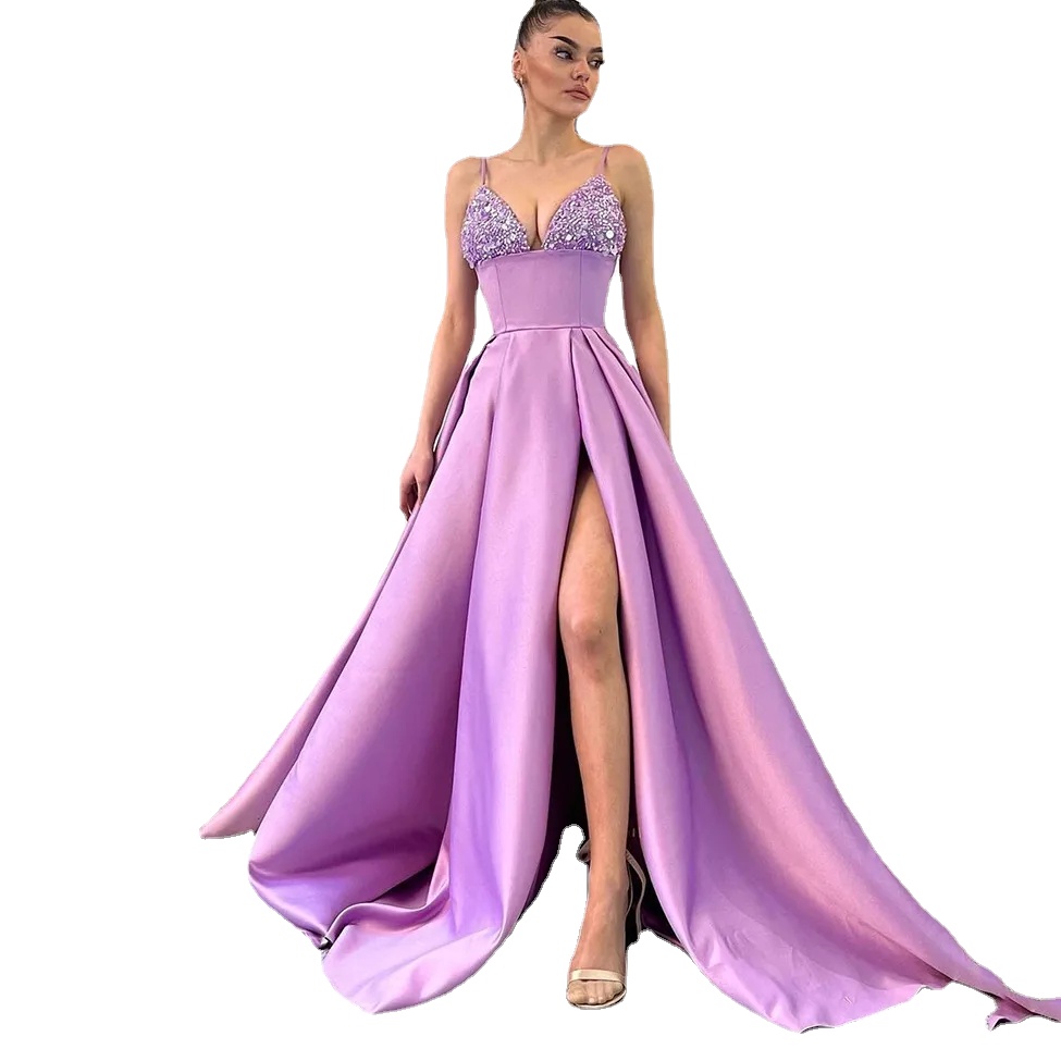 Burgundy Evening Dresses Formal strap sequined Dubai Saudi Arabic Velvet Long high split Mermaid Prom Gowns Robes, Purple
Burgundy Evening Dresses Formal strap sequined Dubai Saudi Arabic Velvet Long high split Mermaid Prom Gowns Robes, Purple