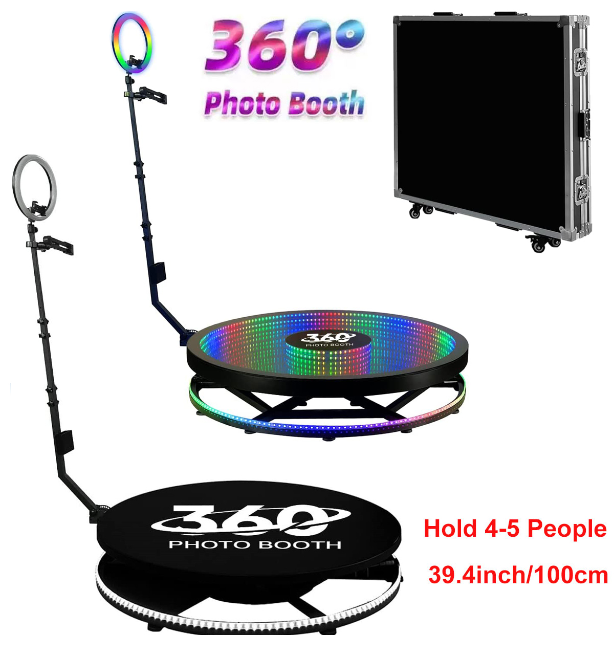 360 Photo Booth Camera Wedding Event Laptop with Flight Case 68CM 80CM 100CM 115CM Spin Photobooth Machine
360 Photo Booth Camera Wedding Event Laptop with Flight Case 68CM 80CM 100CM 115CM Spin Photobooth Machine
