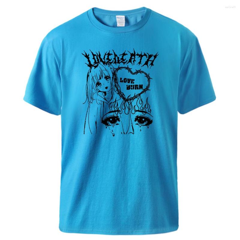 Men' T Shirts Love With Thorns Will Burn Tshirts Men Loose Fashion Vintage Short Sleeved Cotton Comfortable Clothing Classic Harajuku Shirt, Blue
Men' T Shirts Love With Thorns Will Burn Tshirts Men Loose Fashion Vintage Short Sleeved Cotton Comfortable Clothing Classic Harajuku Shirt, Blue