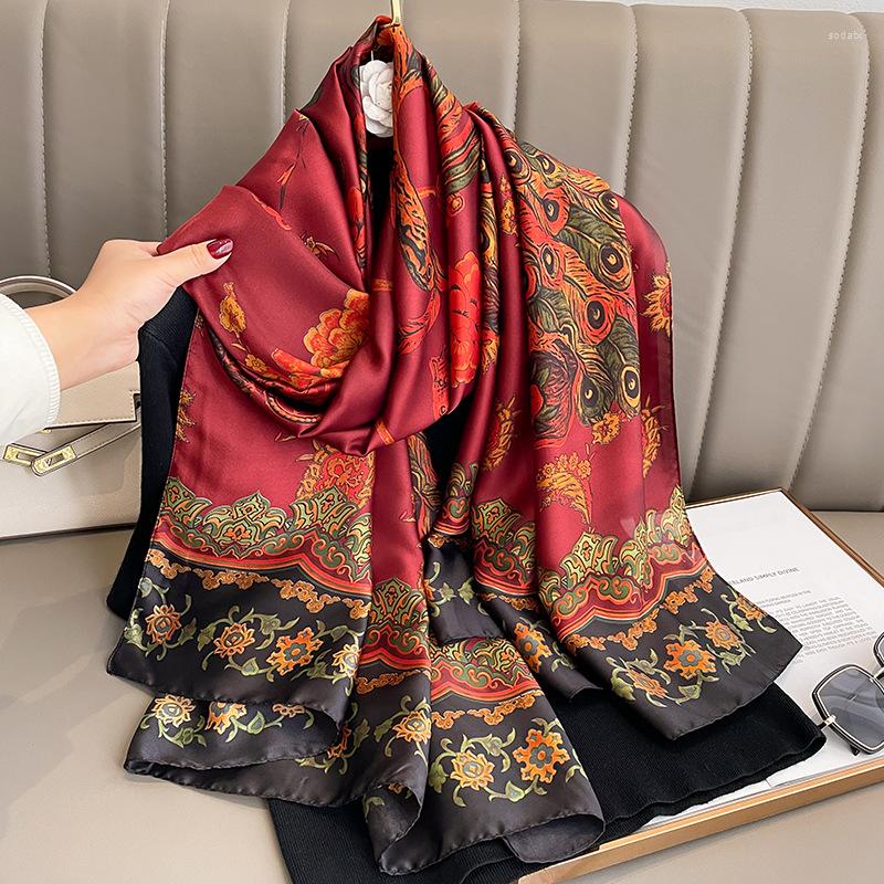 Scarves Summer Model Silk Scarf Couple Style For Gift Fashion Design Sunscreen Bandana 2023 Women Luxury 180X90CM Shawls
Scarves Summer Model Silk Scarf Couple Style For Gift Fashion Design Sunscreen Bandana 2023 Women Luxury 180X90CM Shawls