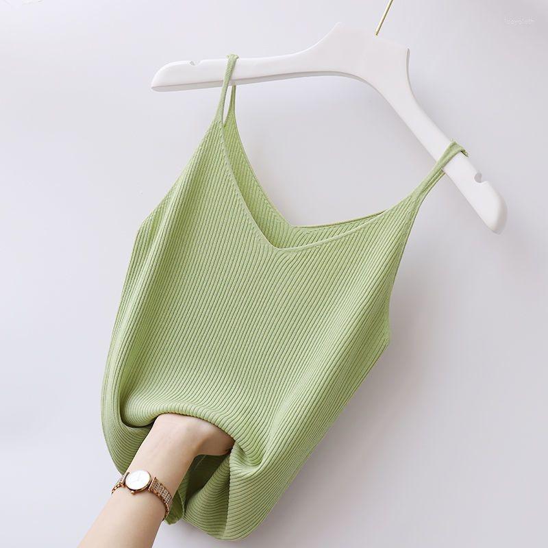 Women's Tanks Large Knitted Small Suspender Tank Top Women Wear V-neck Outside In Summer Slim Fit Inside And Bottom Sleeveless T-shirt Short, Pink
Women's Tanks Large Knitted Small Suspender Tank Top Women Wear V-neck Outside In Summer Slim Fit Inside And Bottom Sleeveless T-shirt Short, Pink