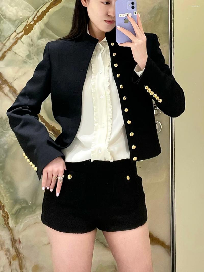 Women' Jackets 2023 Autumn Luxury Women High Quality 80% Wool Black Jacket Lady Chic Coat Outerwear Gdnz 6.12
Women' Jackets 2023 Autumn Luxury Women High Quality 80% Wool Black Jacket Lady Chic Coat Outerwear Gdnz 6.12